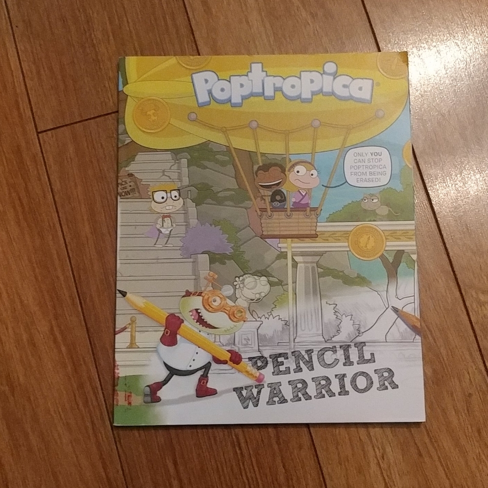 Poptropica pencil warrior book